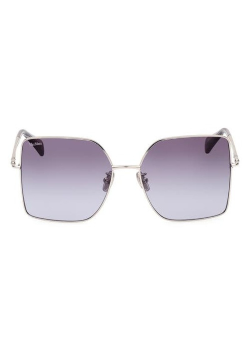 Max Mara 59mm Gradient Butterfly Sunglasses