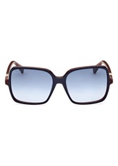 Max Mara 60mm Gradient Square Sunglasses