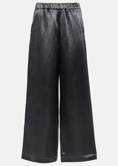 Max Mara Acanto satin wide-leg pants