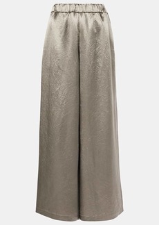 Max Mara Accanto satin wide-leg pants