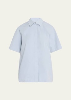 Max Mara Adunco Button-Front Short-Sleeve Shirt