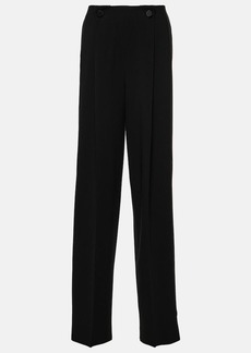 Max Mara Amedea high-rise cady wide-leg pants