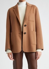 Max Mara Angela Relaxed Double Face Wool Blazer