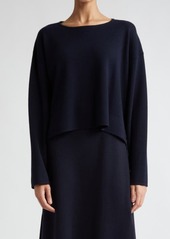 Max Mara Angelo High-Low Virgin Wool Sweater