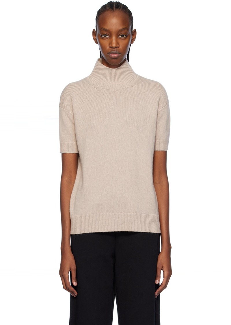 Max Mara Beige Paola Turtleneck