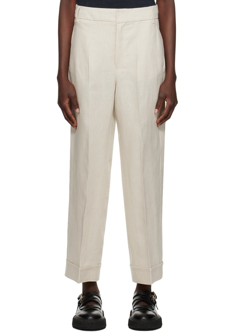 Max Mara Beige Salix Trousers