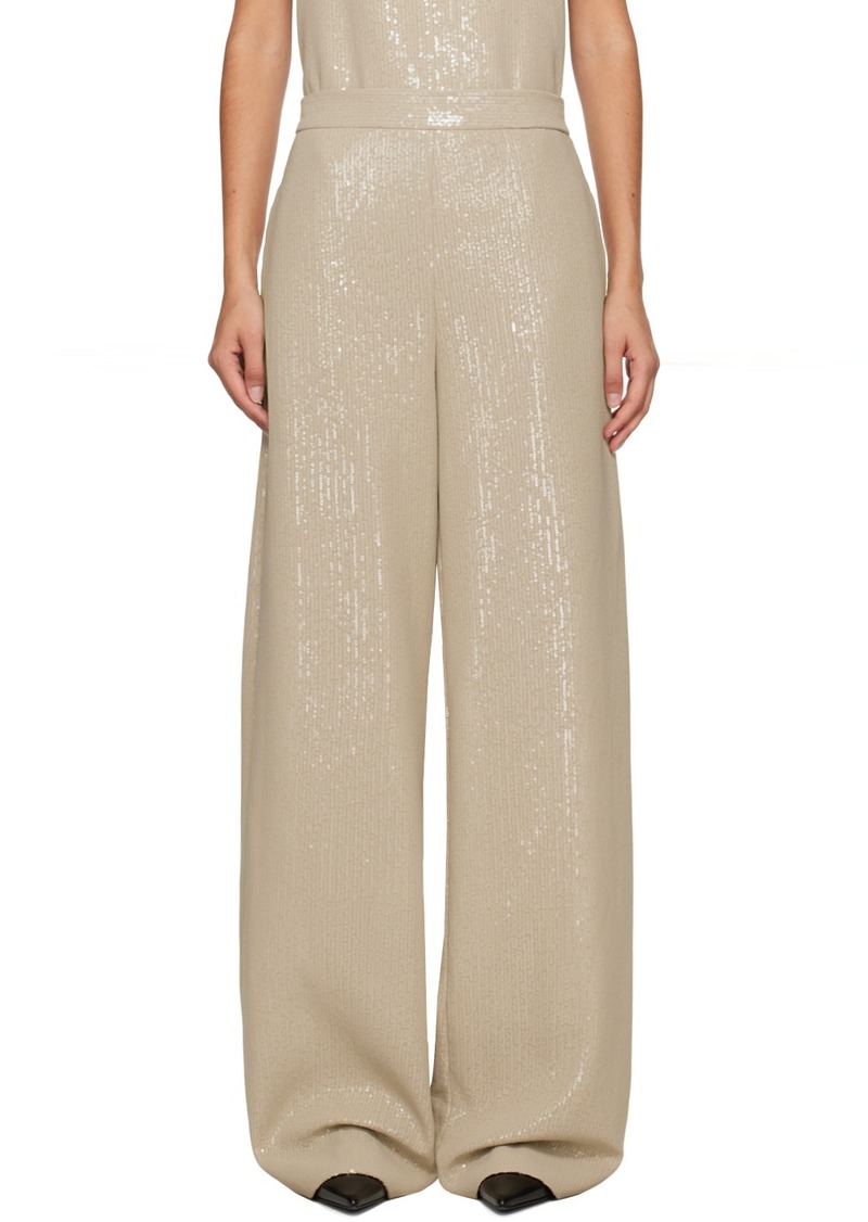 Max Mara Beige Stelvio Trousers