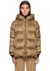 Max Mara Beige The Cube Down Jacket