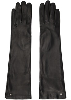 Max Mara Black Afidee Gloves