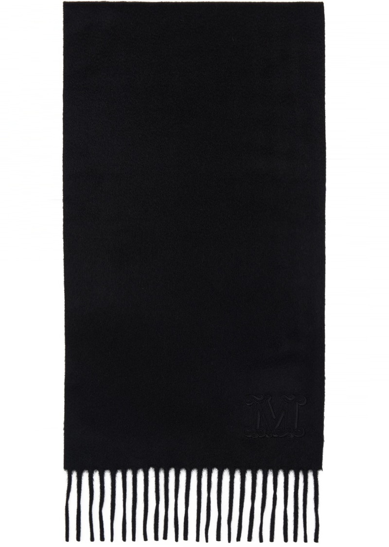 Max Mara Black Cashmere Scarf