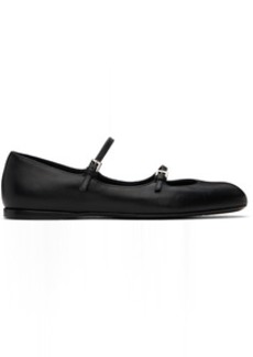 Max Mara Black Circus Ballerina Flats