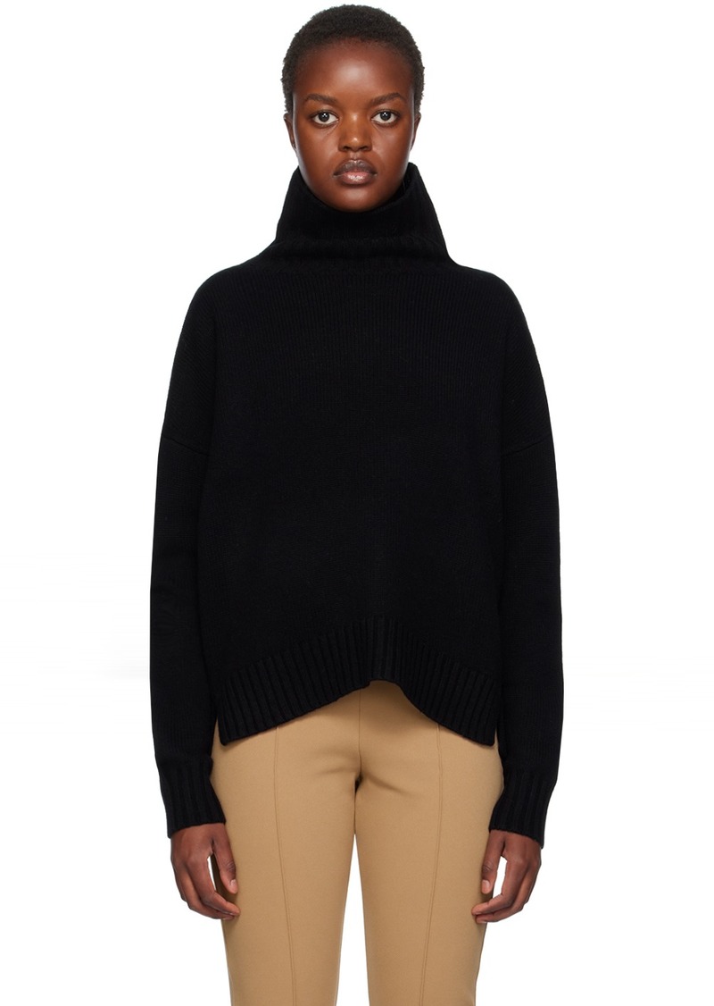 Max Mara Black Gianna Turtleneck