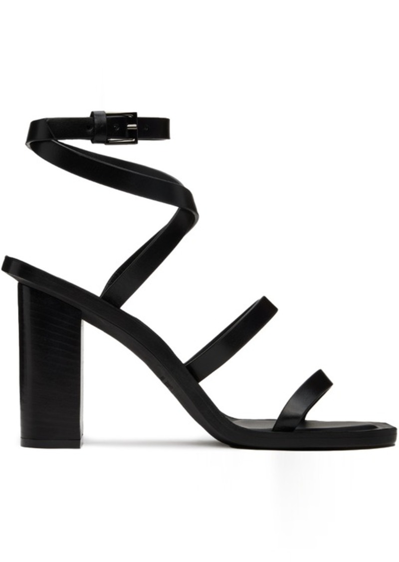 Max Mara Black Juttal Heeled Sandals