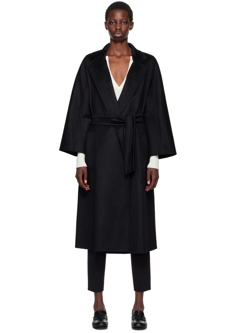 Max Mara Black Ludmilla Icon Coat