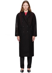 Max Mara Black Madame Coat