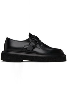 Max Mara Black Monkstrap Loafers