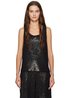 Max Mara Black Pistoia Tank Top