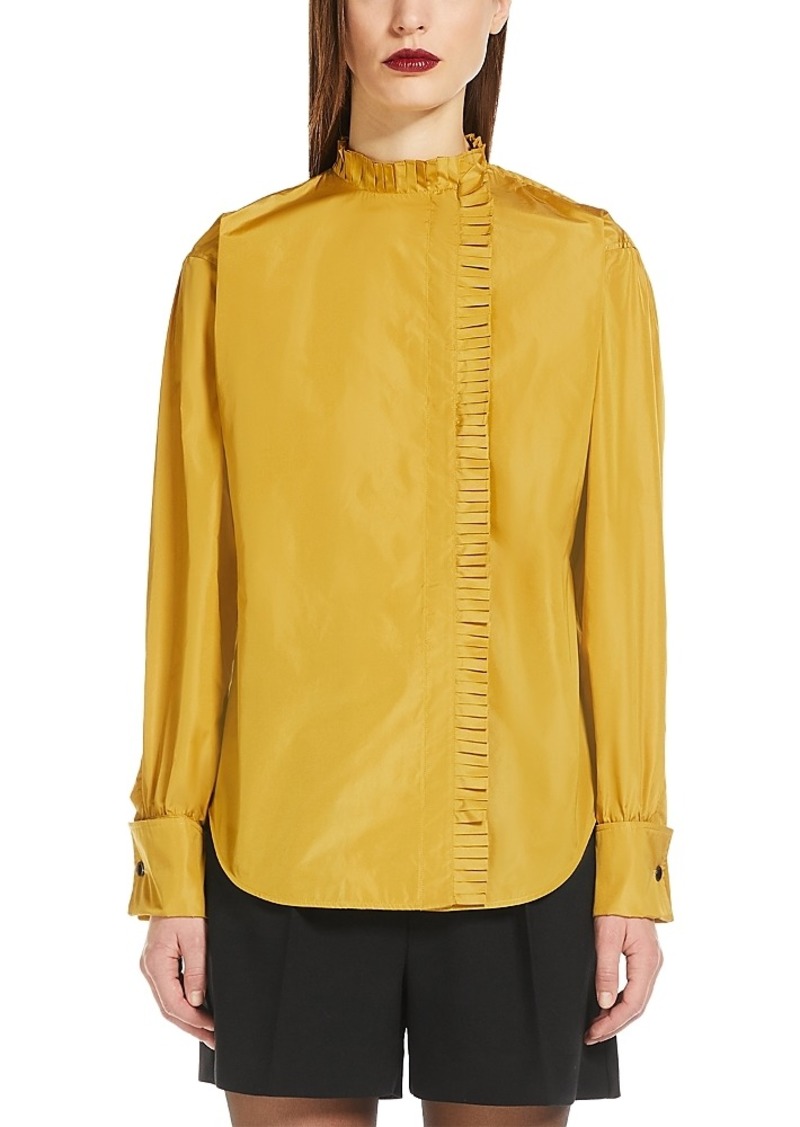 Max Mara Blanc Taffeta Shirt