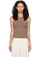 Max Mara Brown Alfeo Tank Top