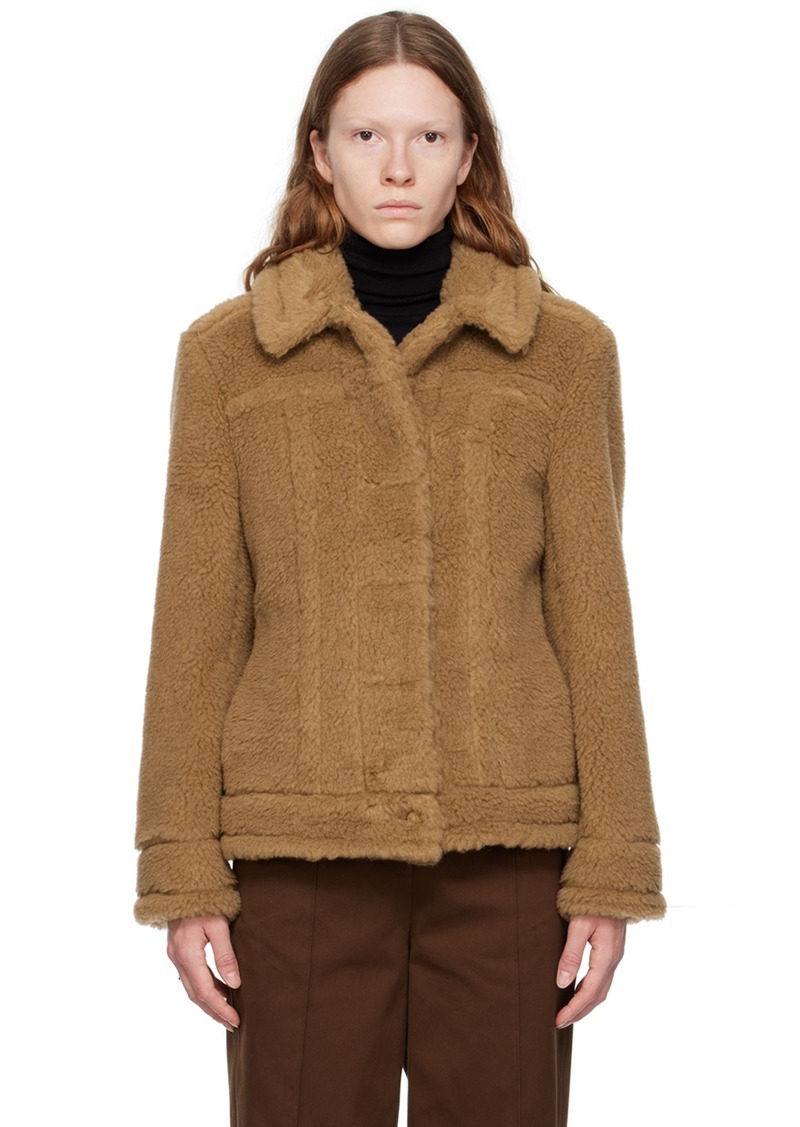 Max Mara Brown Teddino Jacket