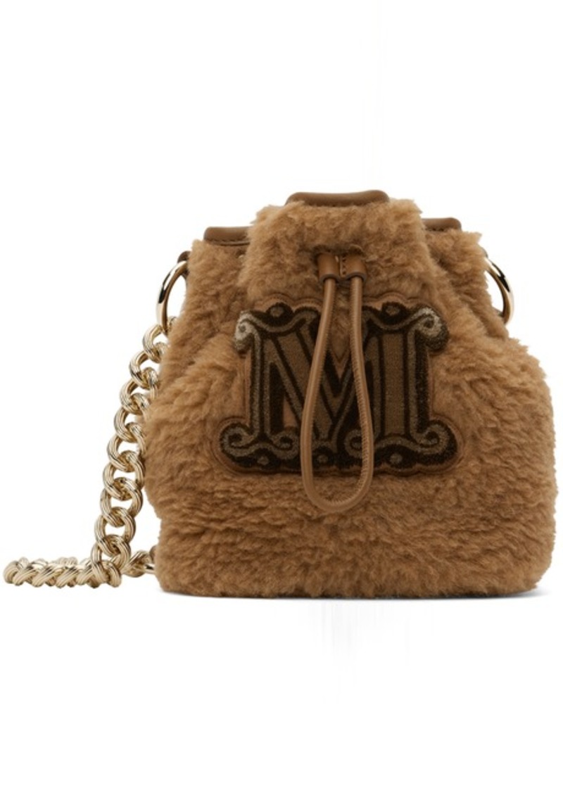 Max Mara Brown Teddy Bucket Bag