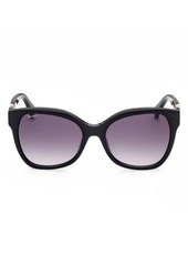 Max Mara Butterfly 56mm Gradient Cat Eye Sunglasses