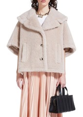 Max Mara Cambusa Alpaca Blend Teddy Jacket