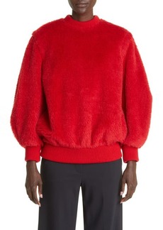 Max Mara Carmine Alpaca Blend Sweater in Red at Nordstrom
