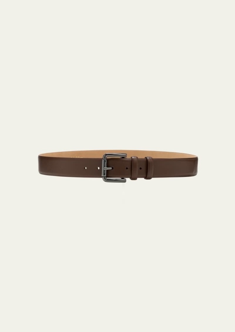 Max Mara Classic Leather Belt