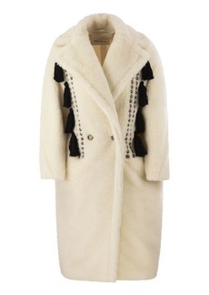 MAX MARA DEMETRA - Teddy Bear Icon Coat in alpaca and wool