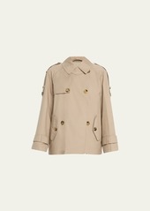 Max Mara Dtrench Double-Breasted Water-Resistant Coat