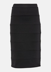 Max Mara Ennio jersey midi skirt