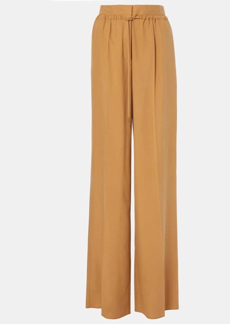 Max Mara Grana silk wide-leg pants