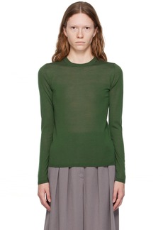 Max Mara Green Pesco Sweater