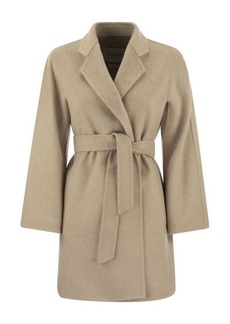MAX MARA HAROLD - Short cashmere dressing gown coat