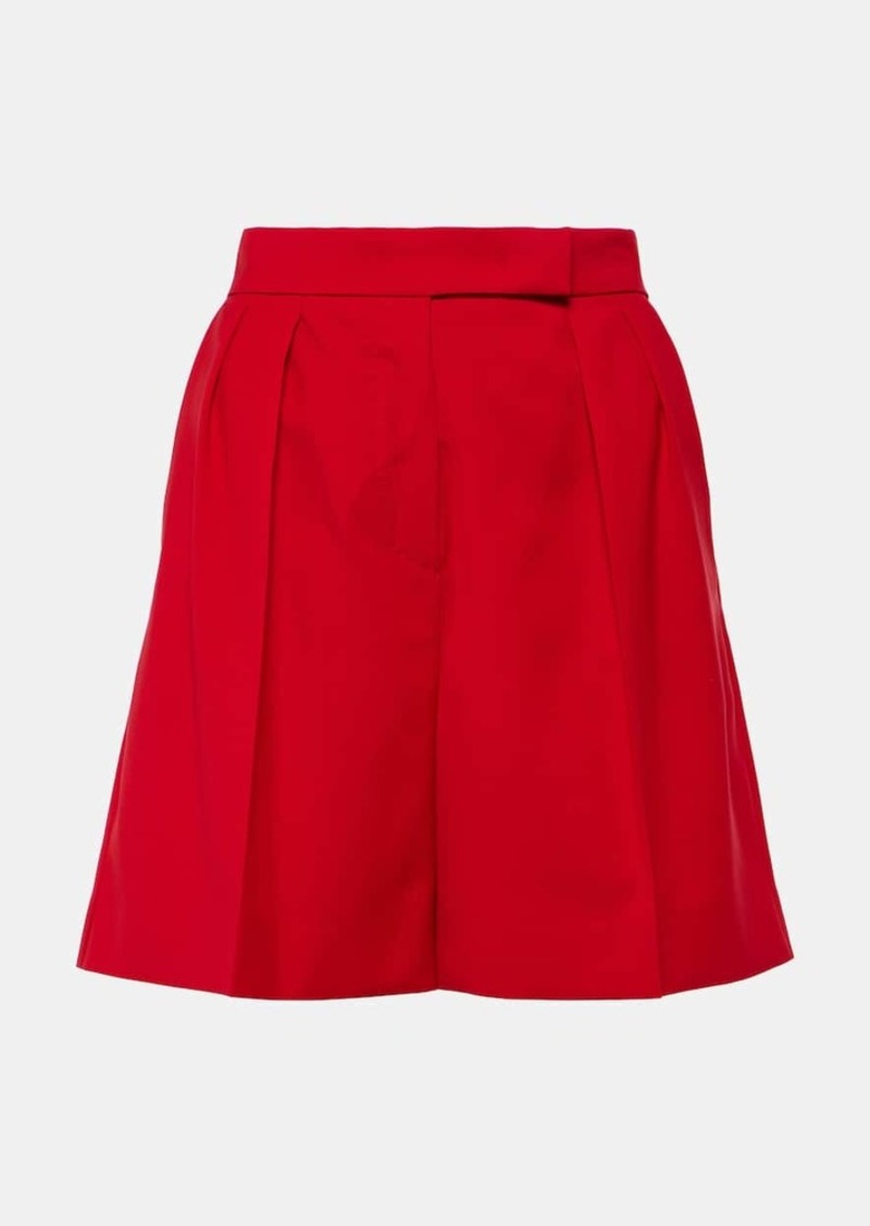 Max Mara Jessica high-rise virgin wool shorts