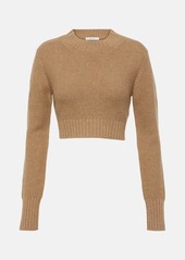 Max Mara Kaya cashmere cropped sweater