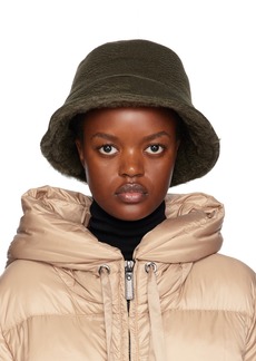 Max Mara Khaki Fiducia Reversible Hat