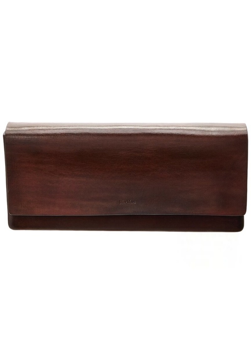 Max Mara Leather Clutch