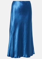 Max Mara Leisure Alessio satin midi skirt