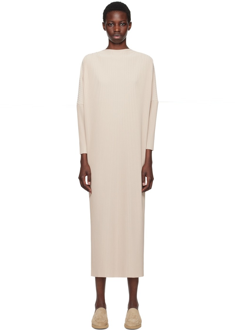 Max Mara Leisure Beige Faraone Maxi Dress