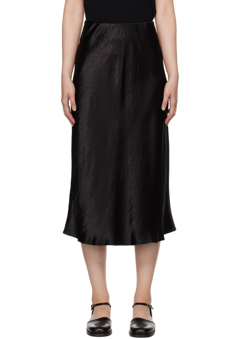 Max Mara Leisure Black Alessio Midi Skirt