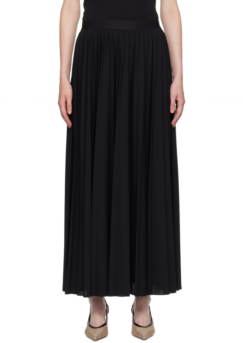 Max Mara Leisure Black Maesa Maxi Skirt