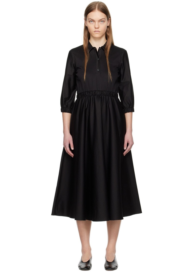 Max Mara Leisure Black Maggio Midi Dress