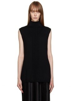 Max Mara Leisure Black Rio Sleeveless Turtleneck