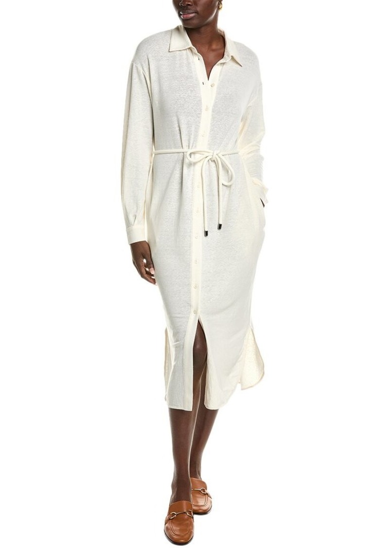 Max Mara Leisure Bormida Linen-Blend Shirtdress