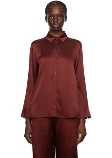 Max Mara Leisure Burgundy Ofridi Shirt