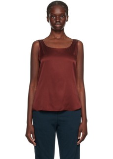 Max Mara Leisure Burgundy Pan Tank Top