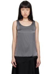 Max Mara Leisure Gray Pan Tank Top