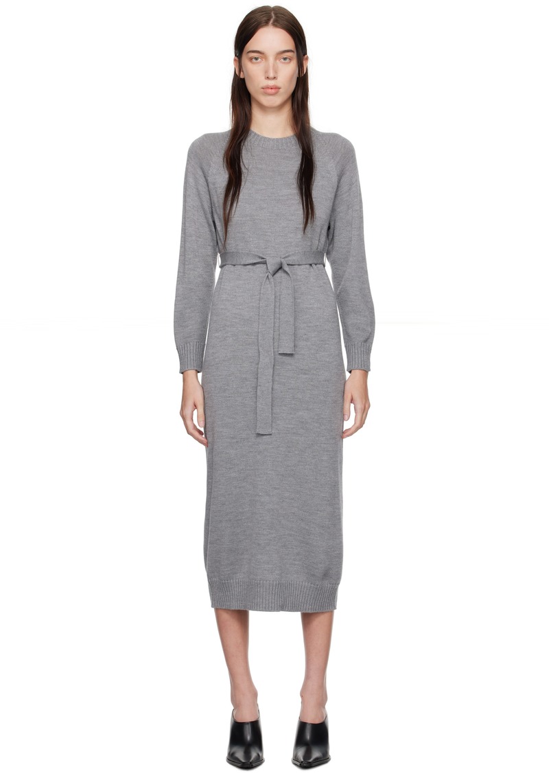 Max Mara Leisure Gray Scrivia Midi Dress